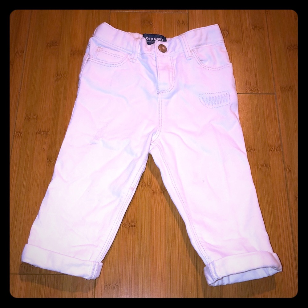 Toddler “boyfriend” cuffed jeans